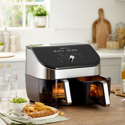 Instant Vortex Plus Dual Drawer Air Fryer with ClearCook 140-3126-01-UK