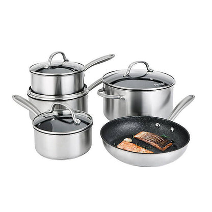 Prestige 5-Piece Stainless Steel Pan Set