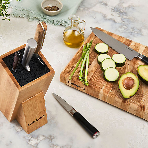 Lakeland Bamboo Knife Block