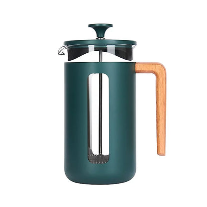 La Cafetière Pisa Stainless Steel Three Cup Cafetière in Hunter Green