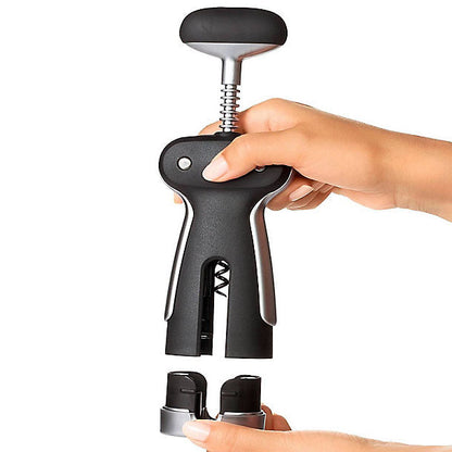 OXO Good Grips Steel Winged Corkscrew With Removable Foil Cutter