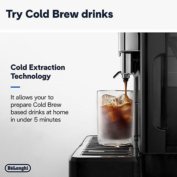 De’Longhi Eletta Explore Bean-to-Cup Coffee Machine with Cold Brew ECAM450.86.TB