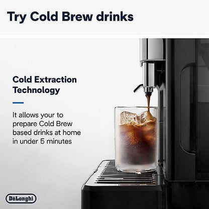 De’Longhi Eletta Explore Bean-to-Cup Coffee Machine with Cold Brew ECAM450.86.TB