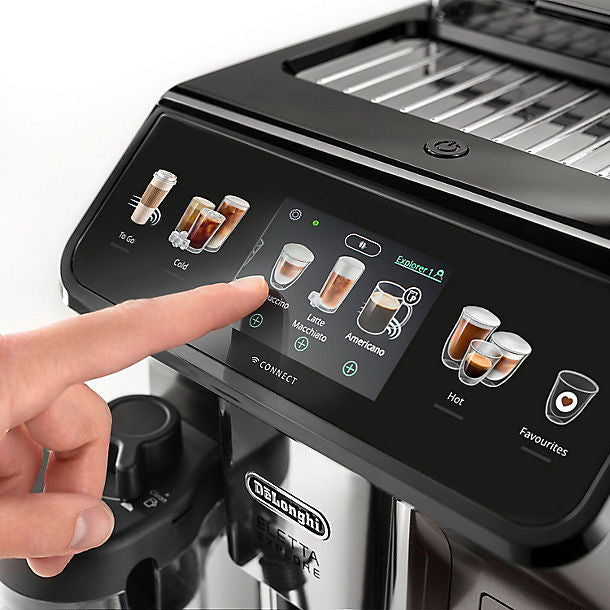 De’Longhi Eletta Explore Bean-to-Cup Coffee Machine with Cold Brew ECAM450.86.TB