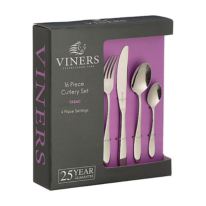 Viners Tabac 16-Piece Cutlery Set