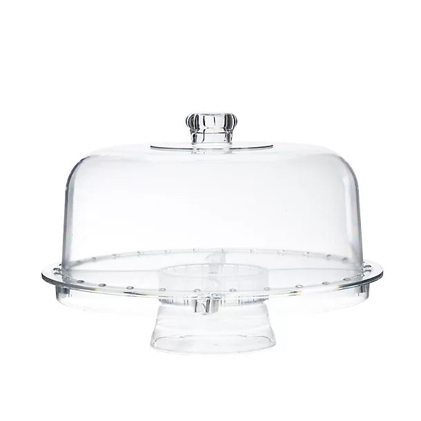 Multifunction Clear Acrylic Cake Stand and Serving Bowl