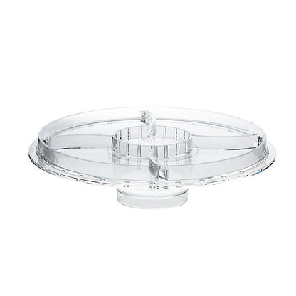 Multifunction Clear Acrylic Cake Stand and Serving Bowl