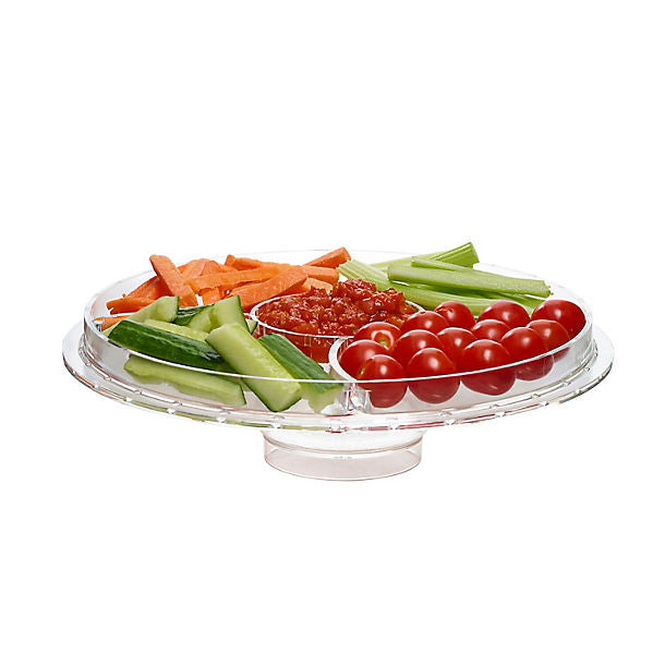 Multifunction Clear Acrylic Cake Stand and Serving Bowl