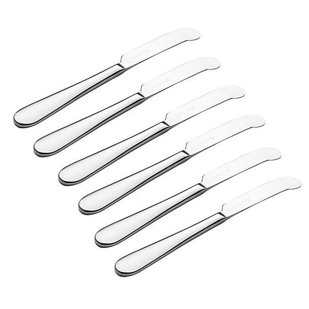 6pc Viners Select Stainless Steel Butter Knife Set