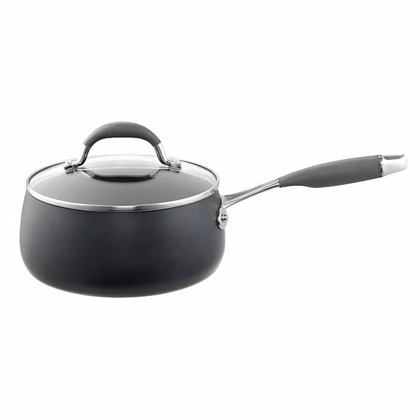 Lakeland Hard Anodised Bell Shaped 20cm Saucepan