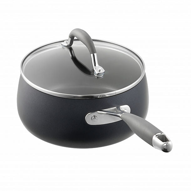 Lakeland Hard Anodised Bell Shaped 20cm Saucepan